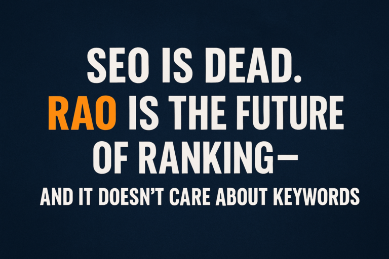 SEO is dead, RAO is future